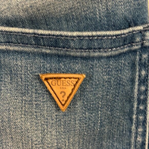 GUESS High Rise Braided Waist Flare Jeans – Vintage 70s Style Sz. 26 - Picture 9 of 12